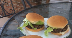 Homemade Black Bean Veggie Burgers