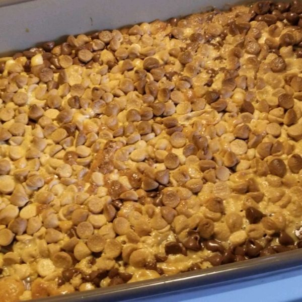 Peanut Butter/Chocolate Chip Cookie Bars