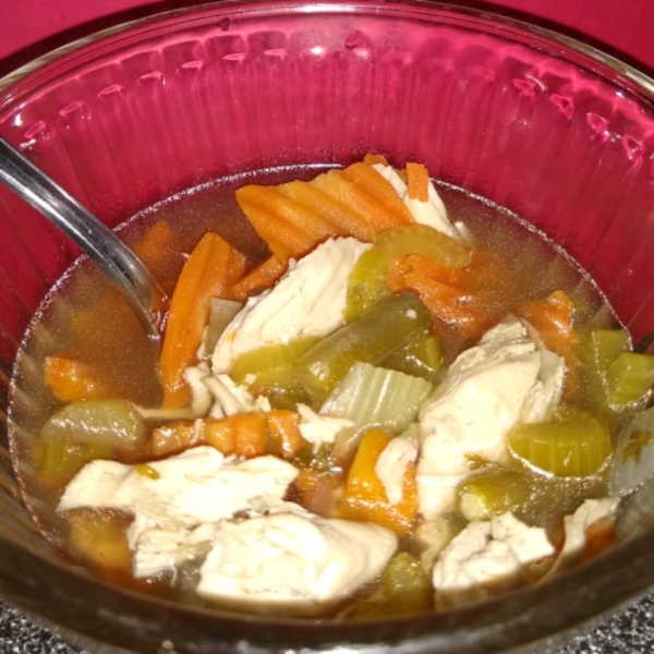 Low-Carb Chicken-Vegetable Soup