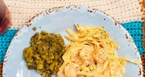 Shrimp Fettuccine Alfredo