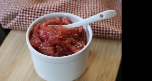 Baked Rhubarb Sauce