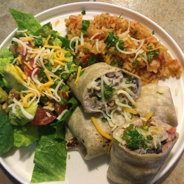 Delicious Black Bean Burritos