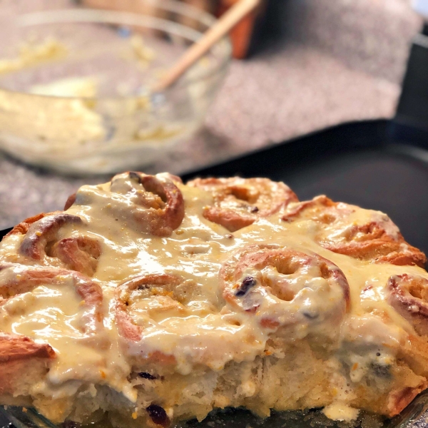 Luscious Orange-Cranberry Sweet Rolls