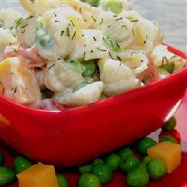 Spring Sweet Pea Pasta Salad