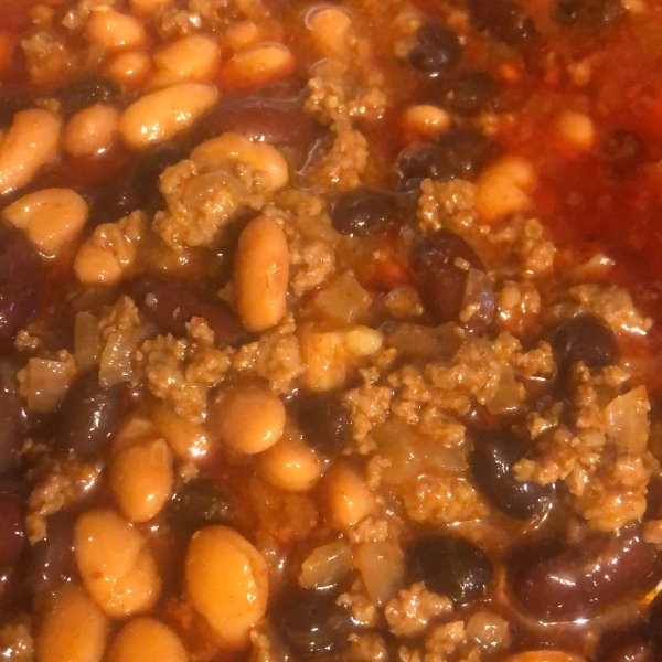 Beef, Bean, and Beer Chili