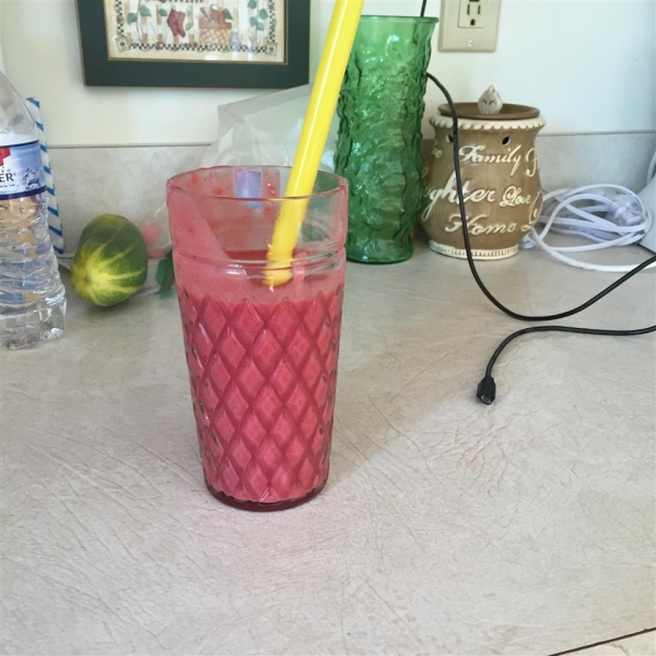 Raspberry-OJ-Banana Smoothie