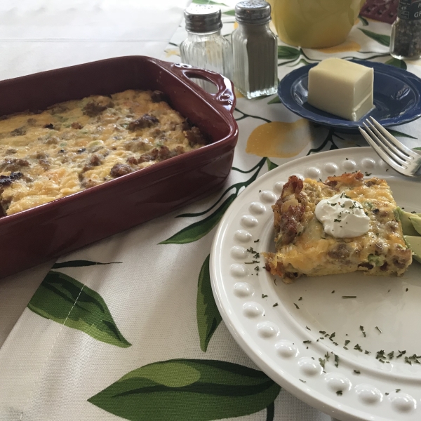 Rebekah's Keto Egg Casserole