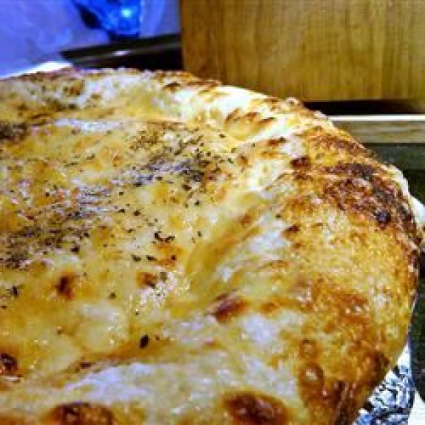 Deep Dish Alfredo Pizza