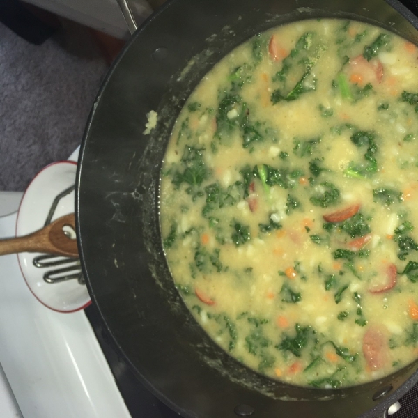 Caldo Verde (Portuguese Sausage Kale Soup)
