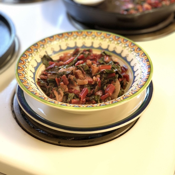 Pan Fried Swiss Chard