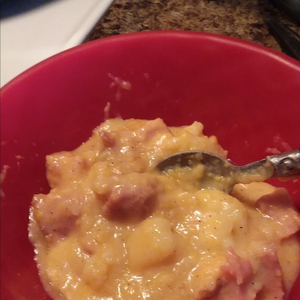 Ham, Potato, and Cheese Soup