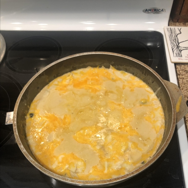 One-Pan Sour Cream Chicken Enchilada Skillet