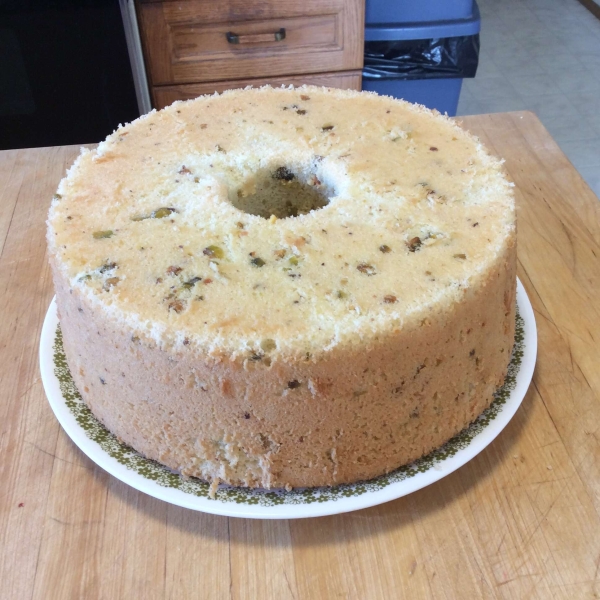 Maple Walnut Chiffon Cake