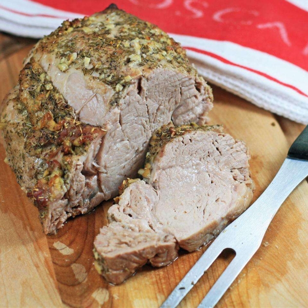 Chardonnay Rosemary Pork Roast