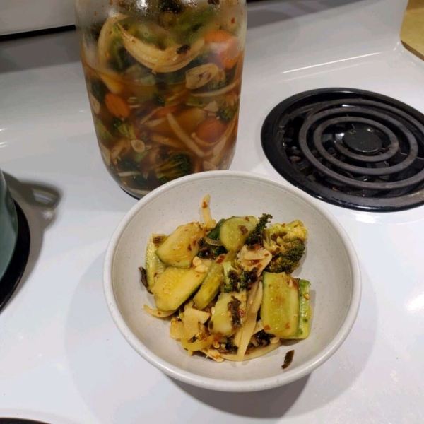 Chinese-Korean Cucumber Kimchi