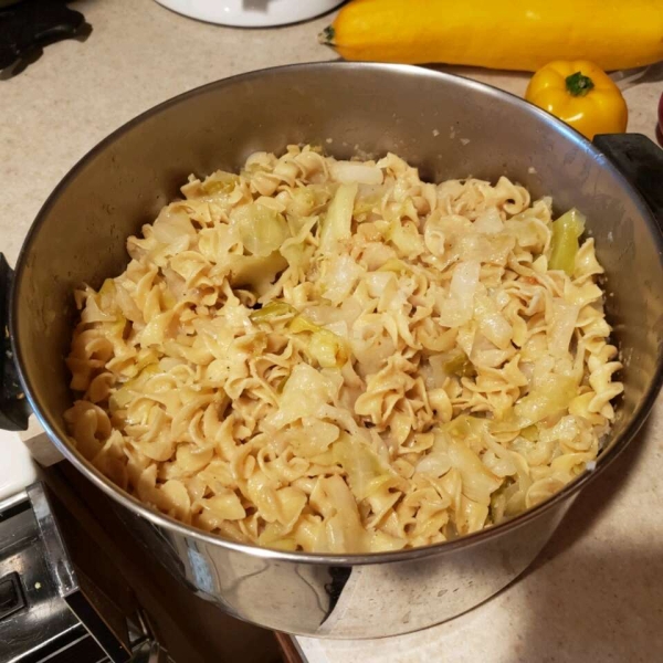 Haluski - Cabbage and Noodles