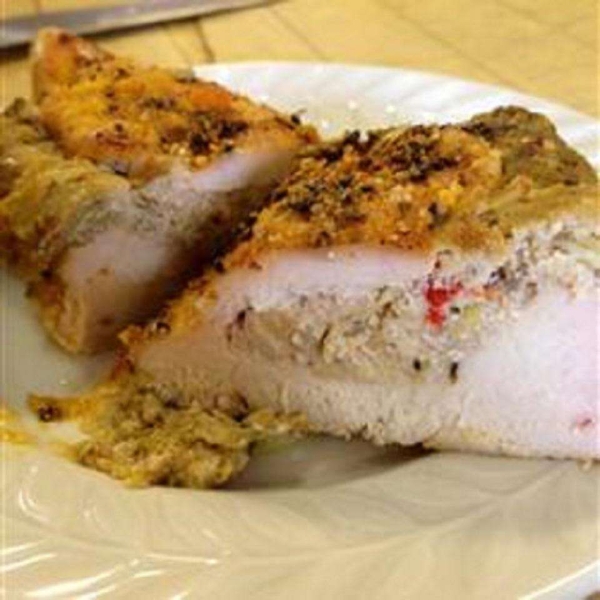 Portabella and Artichoke Stuffed Chicken