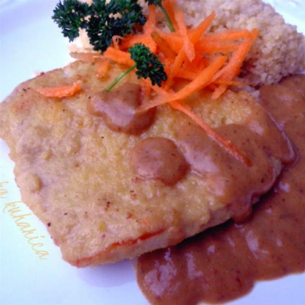 Pressure Cooker Pork in Creamy Sauce