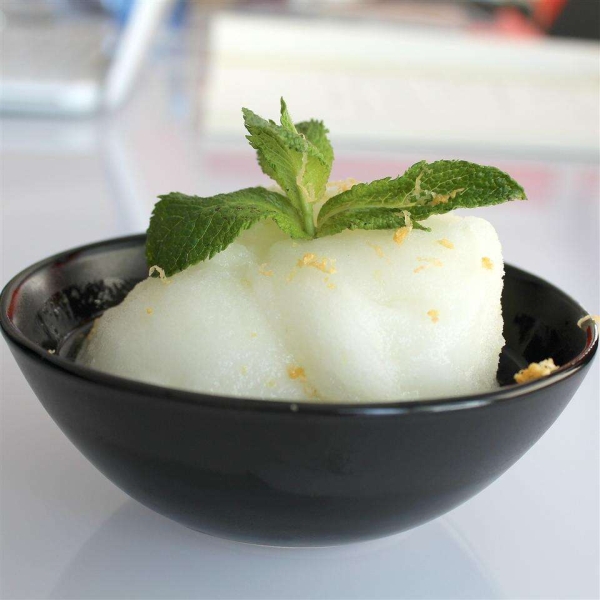 Lemon-Mint Sorbet