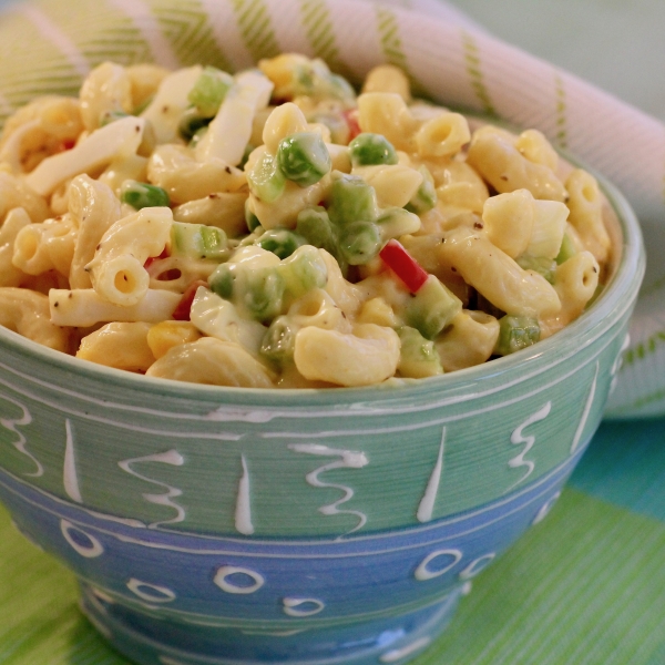 Lower Fat Amish Macaroni Salad