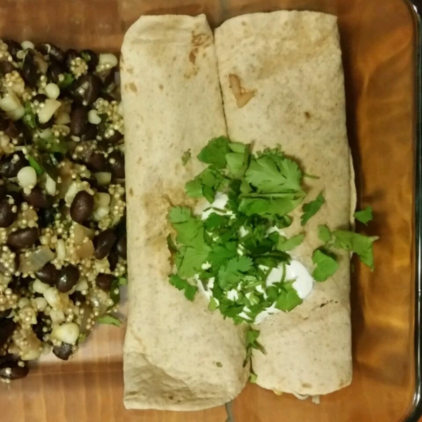 Red Beans and Rice Burrito