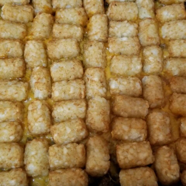 Cheeseburger Casserole with Tater Tots