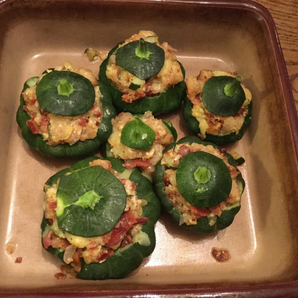 Stuffed Pattypan Squash