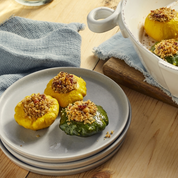 Stuffed Pattypan Squash