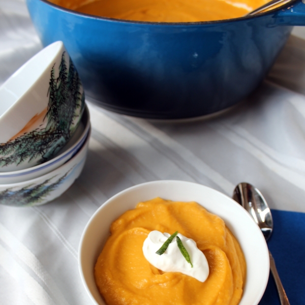 Sweet Potato Soup with Coconut Milk