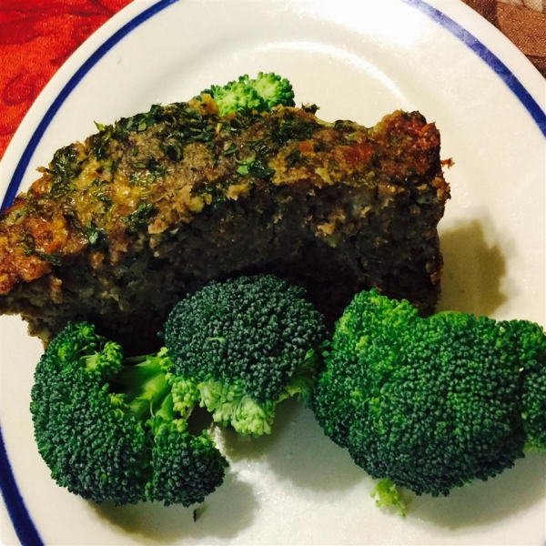 Spinach Mozzarella Meatloaf