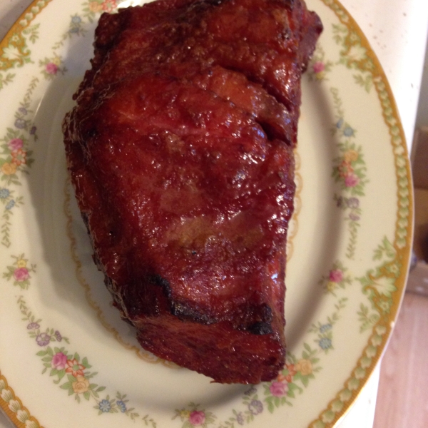 Glazed Corned Beef with Lentils