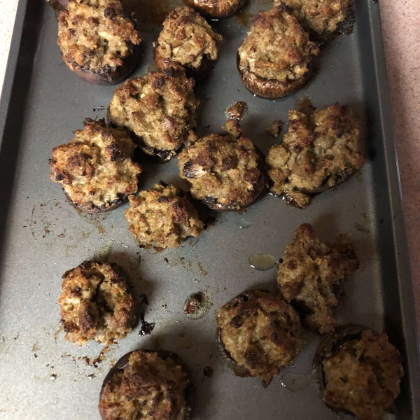 Sausage-Stuffed Mushrooms