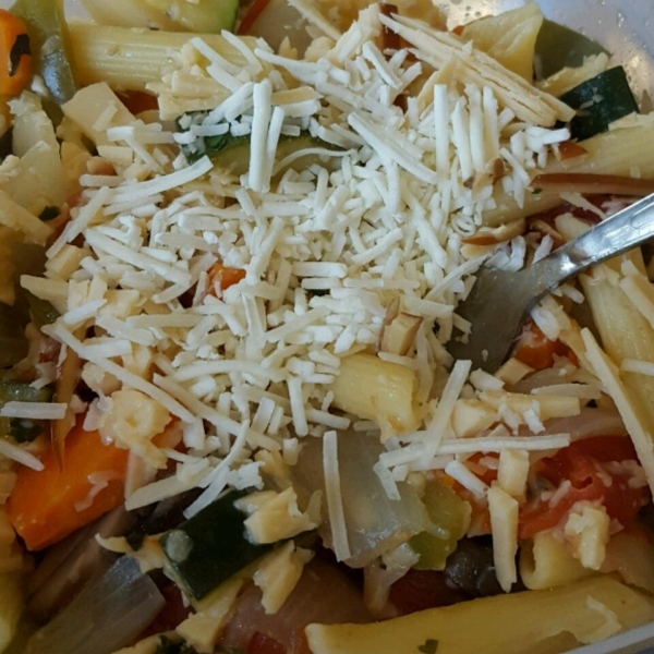 Pasta Primavera with Smoked Gouda