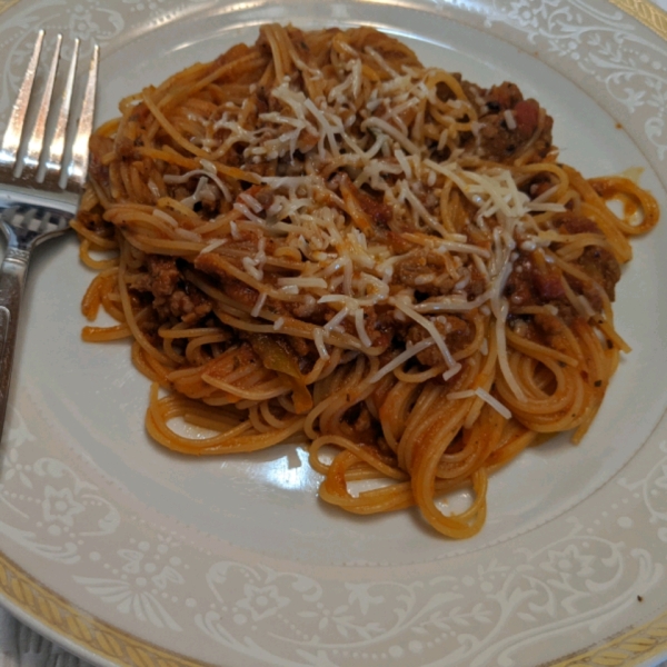 Easy Italian Sausage Spaghetti