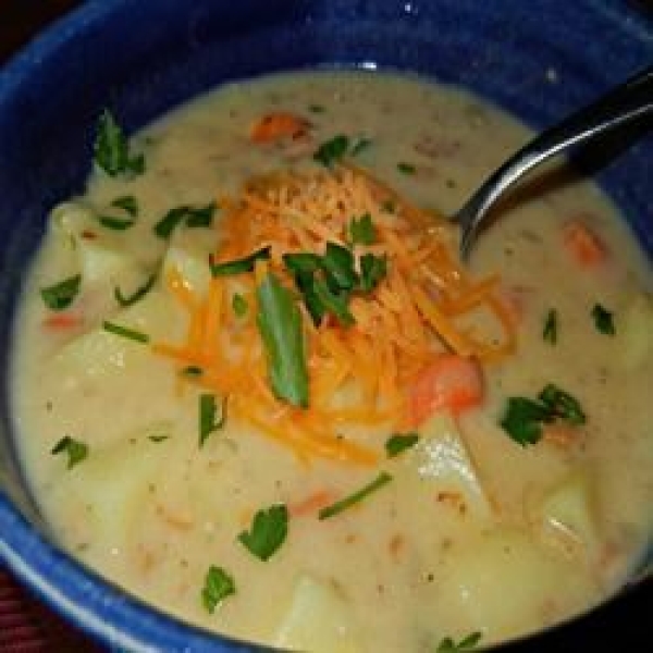 Veggie Cheddar Soup