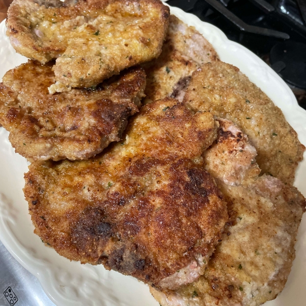 Parmesan Sage Pork Chops