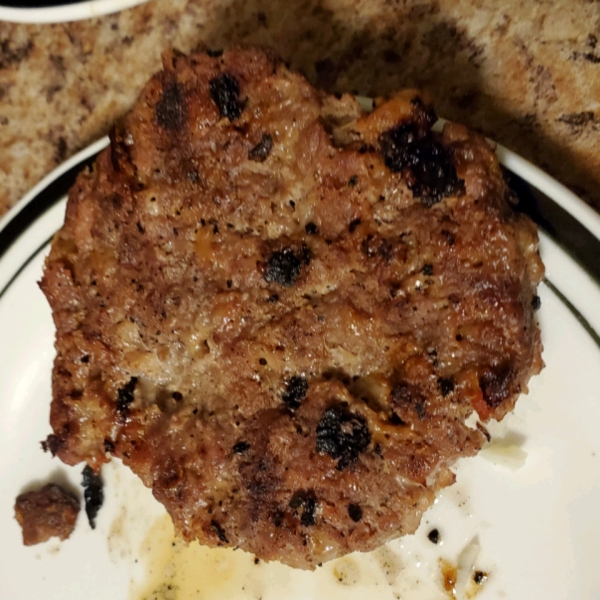 Cheddar Bacon Hamburgers with Horseradish