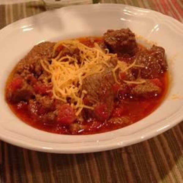 Jen's Hearty Three Meat Chili