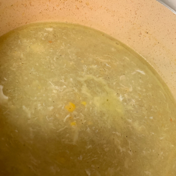 Velvety Chicken Corn Soup