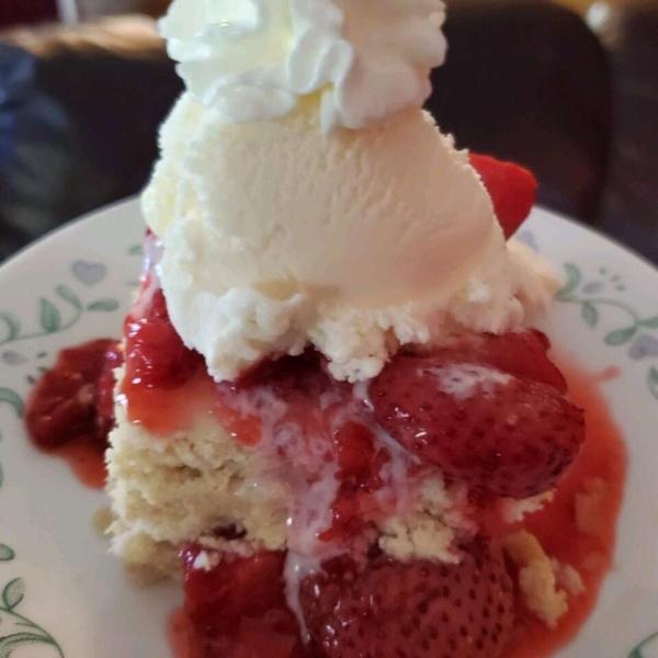 Cottage Pudding (Cake for Strawberry Shortcake)