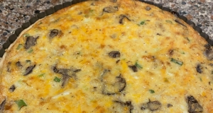 Crab and Cheddar Quiche