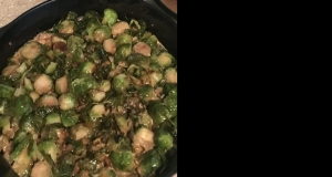 Cream-Braised Brussels Sprouts