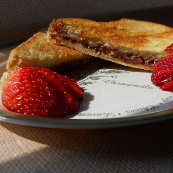 Peanut Butter and Chocolate Panini