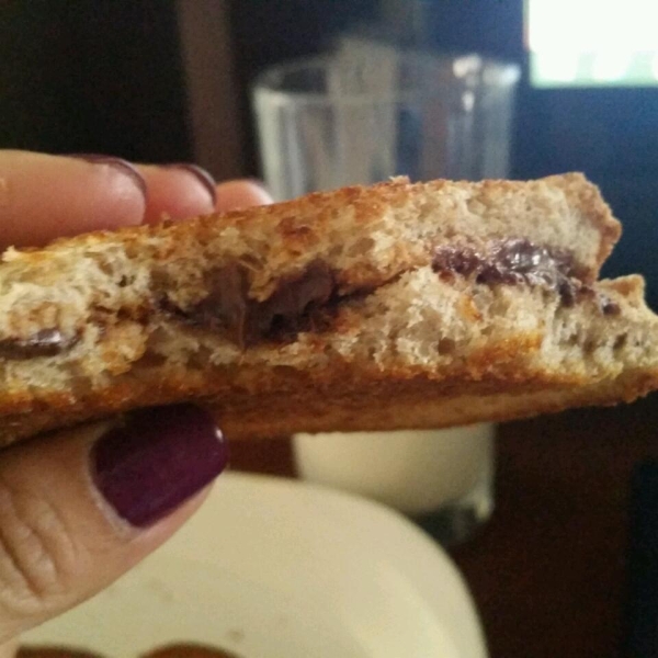 Peanut Butter and Chocolate Panini