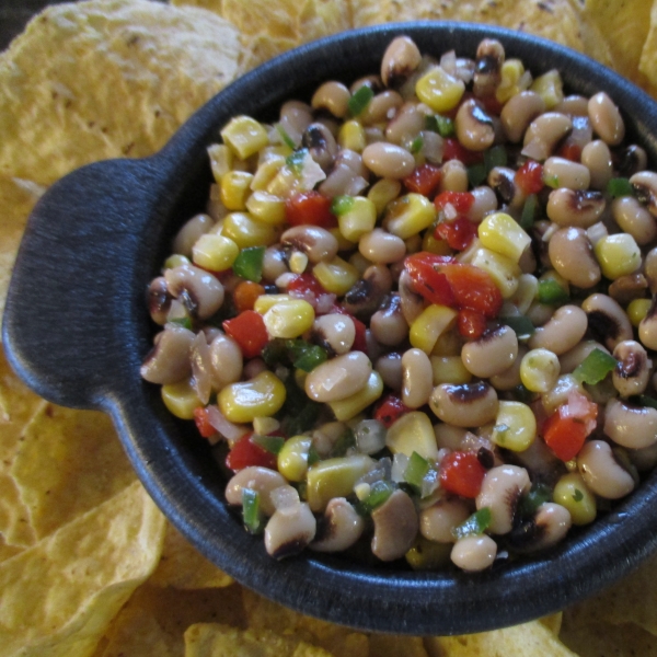 Cold Black-Eyed Peas and Corn