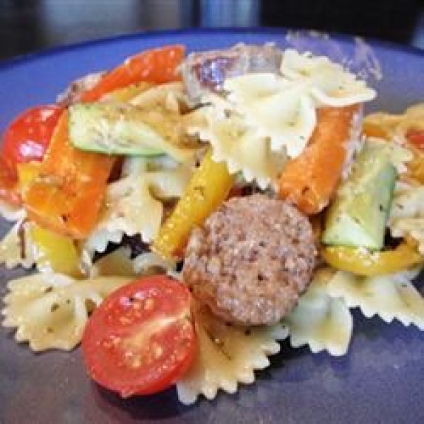 High-Fiber Pasta Primavera