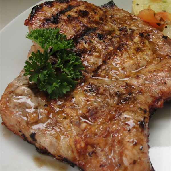 Honey-Soy Pork Chops from the Bradshaw Family