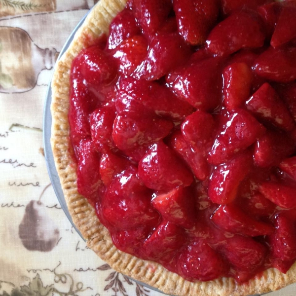 Deni's Strawberry Cheese Pie