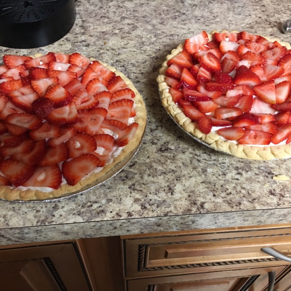 Deni's Strawberry Cheese Pie
