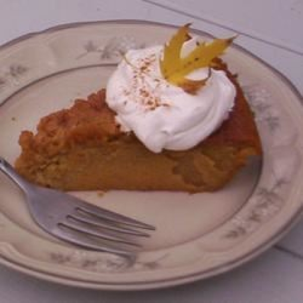 No Crust Pumpkin Pie